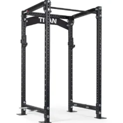 Titan Fitness 90″ Black Bolt-Down Power Rack 2000 LB Capacity