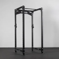 Titan Fitness 90″ Black Bolt-Down Power Rack 2000 LB Capacity