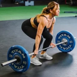 Titan Fitness EZ-Grip Urethane Olympic Weight Plates 340 LB Set