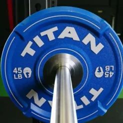 Titan Fitness EZ-Grip Urethane Olympic Weight Plates 340 LB Set