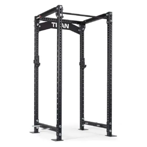 Titan Fitness Power Rack 100″ Black Bolt-Down 42″ Depth 2000 LB Cage