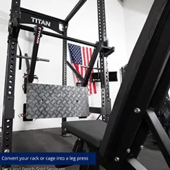 Titan Fitness Power Rack Stealth Leg Press 500 LB