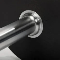 Titan Fitness Rubber Straight Fixed Barbells Black