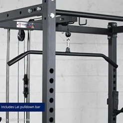 Titan Fitness T-2 Series LAT Tower Power Rack Attachment 83-in. Height