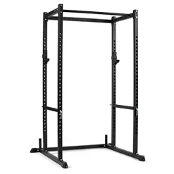 Titan Fitness T-2 Series Power Rack with J-Hooks and Pull-Up Bar Black