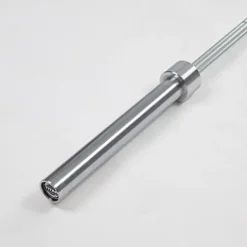 Titan Fitness Titan Series Olympic Deadlift Barbell Bright Zinc/Hard Chrome 20 KG 28.5MM USA Made 2,000 LB Rated