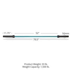 Titan Fitness Women’s Teal Cerakote 15 KG 25MM Barbell – USA Made Multipurpose Bar