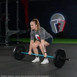 Titan Fitness Women’s Teal Cerakote 15 KG 25MM Barbell – USA Made Multipurpose Bar