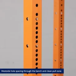 Titan Fitness X-3 Series 80″ Orange Bolt-Down Power Rack