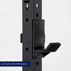 Titan Fitness X-3 Series Flat Foot Power Rack 91-in. H 30-in. D Black