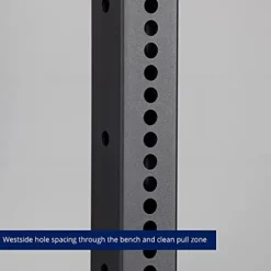 Titan Fitness X-3 Series Short Bolt-Down Power Rack with Weight Plate Holders 24-in. Depth Black