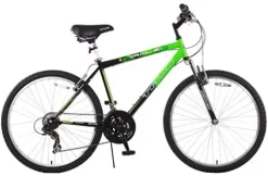Titan Trail 21-Speed Suspension Men’s Mountain Bike 18-Inch Frame Green/Black