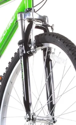 Titan Trail 21-Speed Suspension Men’s Mountain Bike 18-Inch Frame Green/Black