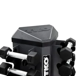 TKO 8 Pr. Vertical Dumbbell Rack Gray