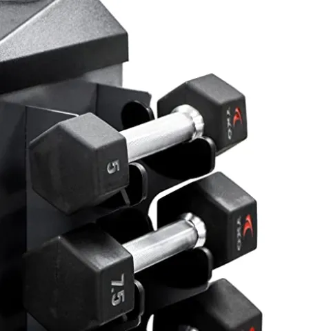 TKO 8 Pr. Vertical Dumbbell Rack Gray