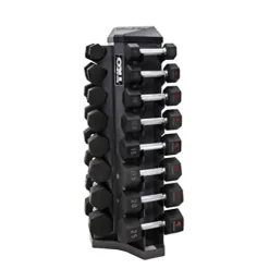 TKO 8 Pr. Vertical Dumbbell Rack Gray