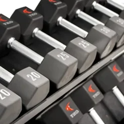 TKO 3-Tier Horizontal Dumbbell Rack with Oval Tubing