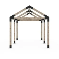 TOJAGRID Grid 30 Double Pergola Kit for 6×6 Wood Posts