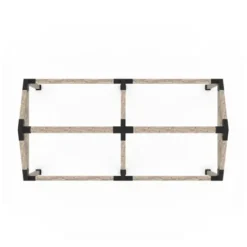 TOJAGRID Grid 30 Double Pergola Kit for 6×6 Wood Posts