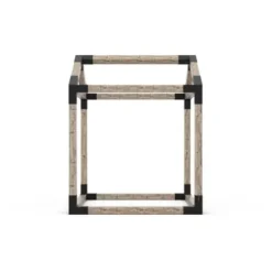 TOJAGRID Grid 30 Single Pergola Kit with Base for 6×6 Wood Posts