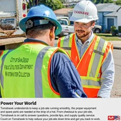 Tomahawk Power 1.3HP Skid Sprayer with Honda GX35, 100ft Hose, 500 PSI Pump Red