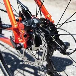 Tommaso Forza Shimano Tourney Hybrid Disc Brake Fitness Bike Orange Large