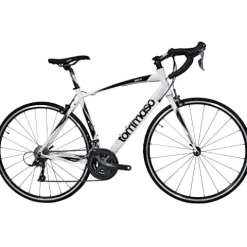 Tommaso Imola – Sport Bike Performance Aluminum Road Bike, Shimano Claris 24 Speeds Road Bicycle – White