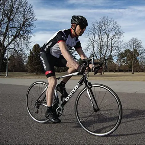 Tommaso Imola Performance Aluminum Road Bike Shimano Claris 24 Speeds White Medium 56cm