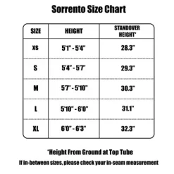 Tommaso Sorrento Shimano Tourney Hybrid Fitness Bike Matte Black/Grey