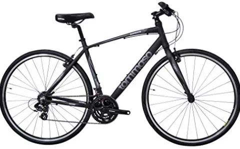 Tommaso Sorrento Shimano Tourney Hybrid Fitness Bike Black/Grey – Extra Large