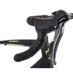 Tommaso Sterrata Sport Performance Aluminum Gravel Bike Carbon Shimano Claris 24 Speeds Road Bicycle Black/Gold