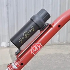 Tool Tuff Model 400 3-Point Tractor Post Hole Digger with 6″ Auger Red