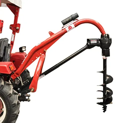 Tool Tuff Pole-Star 1500 Heavy Duty 3-Point Post Hole Digger with 24″ HD Auger