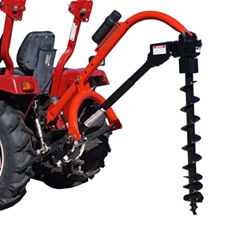 Tool Tuff Pole-Star 650 3-Point Post Hole Digger with 6″, 9″ & 12″ Augers