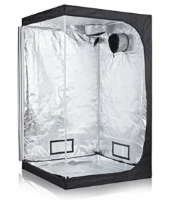 TopoLite Hydroponic Grow Tent Complete Kit with 1200W LED Light and 6″ Carbon Filter 48″x48″x80