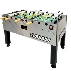 Tornado Tournament 3000 Foosball Table Silver