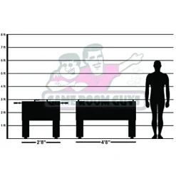 Tornado Tournament 3000 Foosball Table Silver
