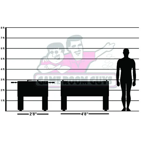 Tornado Tournament 3000 Foosball Table Silver