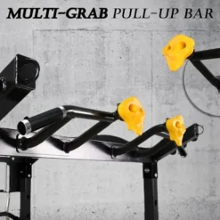 ToughFit 2024 T2 Power Cage Multi-Function Power Rack with LAT Pulldown Black