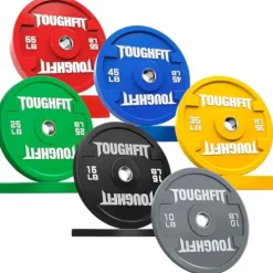 ToughFit Olympic Bumper Plates 370LB Set