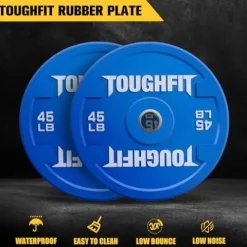 ToughFit Olympic Bumper Plates 370LB Set