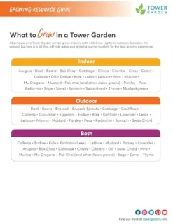 TOWER GARDEN Flex with Support Cage Bundle White Green