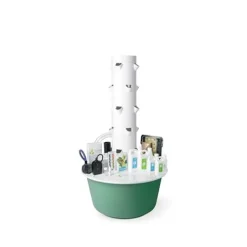 TOWER GARDEN Flex with Support Cage Bundle White Green