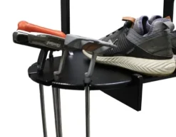 TRAPSKI Golf Bag Wall Rack Storage Organizer Black