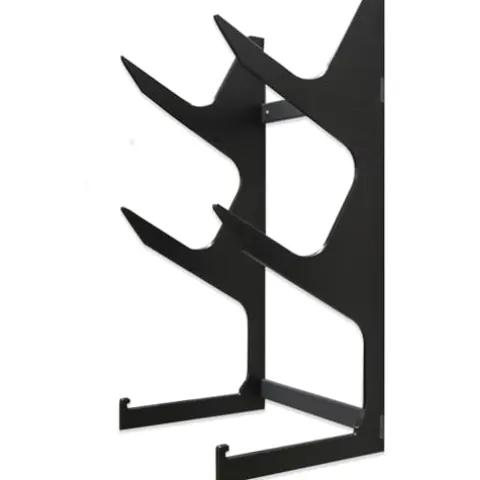 TRAPSKI Golf Bag Wall Rack Storage Organizer Black