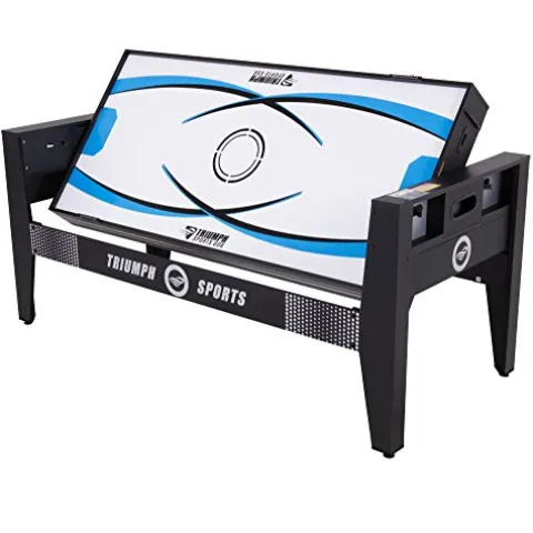 Triumph Sports 72″ 4 in 1 Multi-Game Swivel Table Black