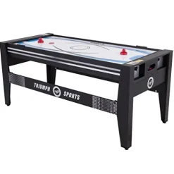 Triumph Sports 72″ 4 in 1 Multi-Game Swivel Table Black