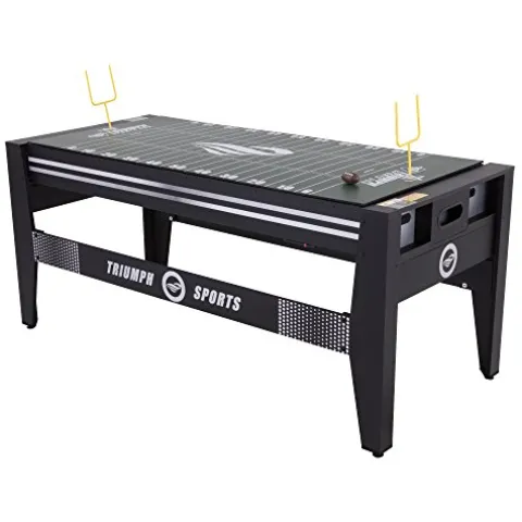 Triumph Sports 72″ 4 in 1 Multi-Game Swivel Table Black