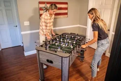 Triumph Sports 56″ Medford Foosball Table Grey Wood Laminate