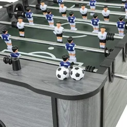 Triumph Sports 56″ Medford Foosball Table Grey Wood Laminate